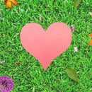 Comfy Hour Rustic Style Collection Cast Iron Garden Stepping Stone - Heart, Pink by CozyNest Decor