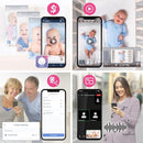 VTech 2-Cameras Smart WiFi Baby Monitor with 1080p FHD Video, Free App with Motion Video, Sound/Motion Detection and Notifications, 7" IPS Display with Split-Screen, Pan-Tilt-Zoom: Smart HQ Max Twin by TinyTreasures Baby Boutique