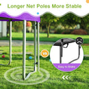 Zupapa 1800LBS Weight Capacity Double Frames Trampoline with No-Gap Design Curved Poles 16 15 14 12 10FT Trampolines with Enclosure Net for Kids Adults, Outdoor Family Fun by TinyTreasures Baby Boutique