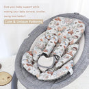 Infant Car Seat Insert, Car Seat Head Support Baby Girls Boys, Soft & Reversible Newborn Carseat Insert Cushion with 2 Strap Covers, for Stroller, Swing, Bouncer (Gray Animals) by TinyTreasures Baby Boutique
