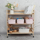 Small Woven Storage Baskets 12“X8”X5“ Decorative Rope Bins for Organizing Shelves, Closets, and Toys, Empty Gift Baskets, Cute Organizer Basket for Home and Office (pink, regular) by CozyNest Decor