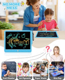 KOKODI 12 Inch LCD Writing Tablet with Anti-Lost Stylus, Erasable Doodle Board Colorful Toddler Drawing Pad, Car Travel School Games Toys for 3 4 5 6 7 8 Kids, Birthday Gift for Girls Boys Adults Blue by TinyTreasures Baby Boutique