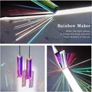 HDCRYSTALGIFTS 2pcs 120mm/5'' Large Crystal Sun Catcher Prisms Hanging for Window,AB Crystals for Suncatchers,Rainbow Maker Rectangle Crystal Stick Prisms for Balcony,Kitchen,Garden Decoration by GreenHaven Gardens