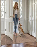 LUMI Indoor Door Mat 36"x56", Ultra Thin Low Profile Non-Slip Doormat for Home Entrance, Absorbent & Stain-Resistant Welcome Mats, Washable Entryway Mat for Front Door, Patio, Porch, Camel by CozyNest Decor
