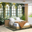 FENDROM Window View White Flower Tapestry Nature Landscape Classic Flower Vine Wall Hanging Party Decorations For Bedroom Living Room Dorm by CozyNest Decor