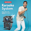 Singing Machine Karaoke Machine for Kids and Adults with Wired Microphone - Built-In Speaker with LED Disco Lights - Wireless Bluetooth, CD+G & USB Connectivity - Black [Amazon Exclusive] by TinyTreasures Baby Boutique