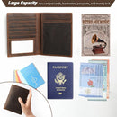 Jack&Chris Leather Passport Holder RFID Blocking Passport Travel Wallet Cover Case for Men Women Brown JC17 by TinyTreasures Baby Boutique