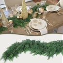 Hananona 6 FT Artificial Cedar Garlands, Real Touch Winter Cedar Cypress Garland, Green Artificial Greenery Pine Garland for Table, Mantle, Wall, Indoor, Outdoor Christmas Decorations (1, 6 FT) by CozyNest Decor