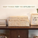 Set of 2 Decorative Storage Boxes With Lids for Home Decor, Shelves by CozyNest Decor