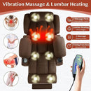 Three Motor Large-Wide Power Lift Chairs Recliners for Big and Tall Elderly, 180° Lay Flat Lift Chair, Infinite Position, Power Headrest, Heat & Vibration Massage (Plush Flannel, Deep Brown) by CozyNest Decor