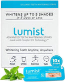 Advanced Teeth Whitening Strips – Pack of 10 (5 Treatments) - 5 Shades Brighter in 5 Days - Mint Flavored with Enamel Safe Comfort Fit Technology - Teeth Whitening Kit for Sensitive Teeth by CozyNest Decor