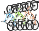 VEVOR Bike Storage Rack, 6 Bike Racks and 3 Helmets Hooks, Wall Mount Bike Storage Hanger, Home & Garage Organizer, Customizable for Various Bike Sizes, Adjustable Holder, Holds Up to 300 lbs, 48-inch by GreenHaven Gardens