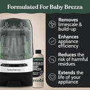 Roobi Descaling Solution Compatible with Baby Brezza. Specially Formulated to Clean & Descale Baby Appliances. Up to 2 Uses per Bottle, 2 Pack. Carbon Neutral. by CozyNest Decor