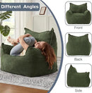 Giant Bean Bag Chair Sofa for Adults Teens, Comfy Corduroy Large Bean Bag Chairs with Armrests for Bedroom Living Room, Adult BeanBag Lazy Sofa Couch Chairs with Filler Included by CozyNest Decor