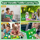 Qizfun Busy Board Book Montessori Toys for 1 2 3 4 Year Old, Boy Girl Birthday Gifts, Educational Sensory Learning Toys for Toddlers 1-3, Car Airplane Travel Activities Toys for Kids Ages 2-4 Year Old by TinyTreasures Baby Boutique