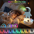 Astronaut Galaxy Projector for Bedroom, Star Projector Galaxy Light with App & Remote Control, White Noises, Bluetooth Speaker, Rocket Night Light for Kids, Ceiling, Gifts, Room Decor by TinyTreasures Baby Boutique