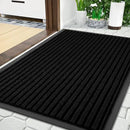 Yimobra Front Door Mat Outdoor Indoor Entrance, 100% Waterproof All-Season All Weather Doormat, Welcome Matt Outside Entry, Non Slip, Low Profile, Heavy Duty Patio Porch Floor Mats,36 x 24,Black by CozyNest Decor