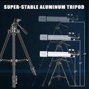 Telescope for Adults Astronomy Beginners, 80mm Aperture 800mm Refractor Telescopes for Adults High Powered with AZ Mount, Carry Bag, Phone Mount by TinyTreasures Baby Boutique