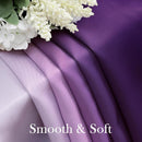 HOMEIDEAS Purple Ombre Blackout Curtains 52 X 84 Inch Length Gradient Room Darkening Thermal Insulated Energy Saving Grommet 2 Panels Window Drapes for Living Room, Bedroom by TinyTreasures Baby Boutique