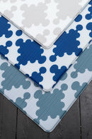 Cushmat Stylish Reversible Foam Play Mat (Large, Luxe NAT - Sage Grey Star) - Soft, Waterproof, Durable Play mat for Infants, Babies, Toddler, Kids & Grownup - 6.5ft x 4.5ft by TinyTreasures Baby Boutique