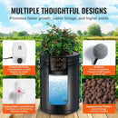 VEVOR DWC Hydroponics Grow System, Hydroponic Growing System with Top Drip Kit, 5-Gallon Deep Water Culture with Air Pump, Air Stone and Water Level Device for Leafy Vegetables(1 Bucket+Top Drip Kit) by GreenHaven Gardens