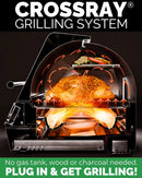 Turbo E Outdoor Electric Grill by PLUGNGRILL - High-Power 1700W Infrared Grill Technology - 24-Inch Smart BBQ Grill with Probe & Digital Display for Precise Cooking & Searing (Turbo E) by GreenHaven Gardens