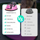 12V Kids Bumper Car, Electric Baby Bumper Car for Toddlers with Remote Control, 3 Speeds - Light Pink by TinyTreasures Baby Boutique