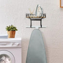 TJ.MOREE Ironing Board Holder Wall Mount - Laundry Room Iron and Ironing Board Hanger Laundry Room Decor Organization and Storage (T&V Shaped) by CozyNest Decor