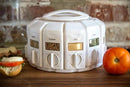 KitchenArt Spice Rack, Select-A-Spice Auto-Measure Rotating Spice Rack, White, 12 Compartments by CozyNest Decor