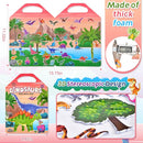 6 Set (260pcs) Puffy Sticker Books Activity for Kids, Animal, Farm, Dinosaurs, Space, Vehicle, Ocean, 3D Reusable Stickers for Boys and Girls, Travel Sticker Books for Kids Ages 3+ by TinyTreasures Baby Boutique