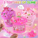 6 Pack Slimes, Pink Slime Kids, Cloud Slime kit for Girls Ages 8-12, Toys for Girls and Boys, for Kids Slime Set Party kit Goodie Bag Stuffers, 4 5 6 7 8 9 10 Year Old Girl Birthday Gift Cute Stuff by TinyTreasures Baby Boutique