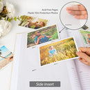 RECUTMS 4x6 Pictures Photo Album Leather Cover Photo Book Holds 300 Photos with Front Window,Photo Book with Writing Space to Share Photos Family Friends (Orange) by TinyTreasures Baby Boutique