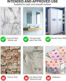Shatterproof Wall Mirror Full Length for Bedroom, Acrylic Gym Mirrors For Home, Extra Thick: 0.12 inch, 16 x 16 inch x 4 Pcs, Workout Mirrors Safe for Kids, Over The Door, Long Wall Mounted by CozyNest Decor