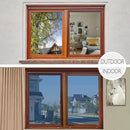 HIDBEA One Way Window Film Daytime Privacy Window Tint for Home, UV Blocking Reflective Heat Control Glass Films Non-Adhesive Mirror Window Clings (Blue-Silver, 23.6 Inch × 6.5 Feet) by CozyNest Decor