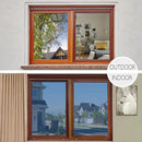 HIDBEA One Way Window Film Daytime Privacy, Heat Control UV Blocking Reflective Mirror Window Tint for Home, Non-Adhesive Self Static Cling Window Stickers (Blue-Silver, 35.4 Inch x 8.2 Feet) by CozyNest Decor