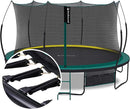 SkyBound 14 FT 12 FT 10FT 8FT 6FT Springless Trampoline for Kids and Adults - Recreational Trampolines with AntiRust Coating - Bungee Cords Outdoor Trampoline for Kids - No-Gap Design Zipper System by TinyTreasures Baby Boutique