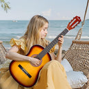 VEVOR Acoustic Guitar, Classical Guitar Starter Kit for Beginners, with Nylon Strings, Basswood Guitar, for Kids Adults Girls Boys Students by TinyTreasures Baby Boutique