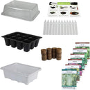 Culinary Indoor Herb Garden Starter Kit | Basic Herb Seeds | 6 Non-GMO Varieties | Grow Cooking Herbs & Spices | Seeds: Basil, Dill, Parsley, Chives, Mustard, Oregano by GreenHaven Gardens