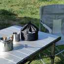 KingCamp Camping Table Folding Portable Table Aluminum Roll Up Lightweight Foldable Large Camp Table for Indoor Outdoor Picnic Backyard, 53.5"X27.5" by GreenHaven Gardens
