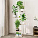 AZERPIAN Plant Stand 6 Tier Indoor Metal Flower Shelf for Multiple Plants Corner Tall Flower Holders for Patio Garden Living Room Balcony Bedroom, White by GreenHaven Gardens