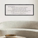 LuZhiQiang Spirit Lead Me Wall Art Decor 40"x15" Christian Scripture Sign Large Inspirational Quote Bible Verse Hanging Wooden Framed (Black) by CozyNest Decor