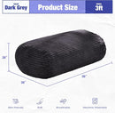 Hobestluk 3FT Bean Bag Chairs Adult Bean Bag with Portable Handle Comfy Large Bean Bag Chair with Removable Cover for Living Room Bedroom or Reading Nook (Stripe Dark Grey, 3FT) by TinyTreasures Baby Boutique