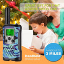 Walkie Talkies for Kids 22 Channel 2 Way Radio 3 Miles Long Range Handheld Walkie Talkies Durable Toy Best Birthday Gifts for 6 Year Old Boys and Girls fit Adventure Game Camping (Blue Camo 1) by TinyTreasures Baby Boutique