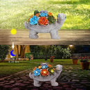 Solar Garden Turtle Statues 7 LED Lights Outdoor Decor Turtle with Succulent Resin Sculpture Patio Porch Balcony Yard Lawn Art Decor Birthday Gifts for Women Mom Grandma Housewarming Gifts by GreenHaven Gardens