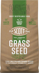 O.M. Scott and Sons Tall Fescue Blend Grass Seed, Fertilizer and Soil Improver, Naturally Crowds Out Weeds, Covers Up to 2,000 sq. ft., 8 lbs. by GreenHaven Gardens
