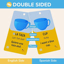 500+ Spanish Vocabulary Flash Cards for Adults & Kids Ages 15+ - Verb Conjugation, Nouns, Adjectives & Phrases to Learn Spanish for Adult Beginners Flashcards by TinyTreasures Baby Boutique