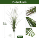 48PCS Fake Plants Artificial Wheat Grass Greenery Plastic Plants Fake Grass Artificial Plants for Outdoor Decor Artificial Grass Plant with Greenery Stems for Indoor Home Decoration 26.4" by CozyNest Decor