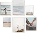 HAUS AND HUES White Frames for Gallery Wall - Set of 6 Picture Collage Frames for Wall, picture Frame Sets for Wall Collage, Gallery Wall Frame Set (Two 8x10, Two 11x14, Two 12x16 Framed White) by CozyNest Decor