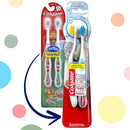 Colgate My First Baby and Toddler Toothbrush, Extra Soft Infant Training Toothbrush, Ages 0-2, 6 Count by TinyTreasures Baby Boutique