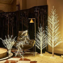 Birchlitland LED Alpine Trees 4FT 450L Warm White Fairy Lights, Lighted Trees for Indoor Outdoor Home Thanksgiving Christmas Holiday Decoration by CozyNest Decor